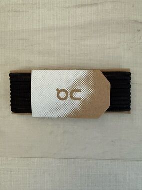 On Running On Cloud Black shoelaces - blacj